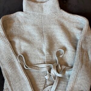 Vince Cashmere/Wool Tie-front Tunic